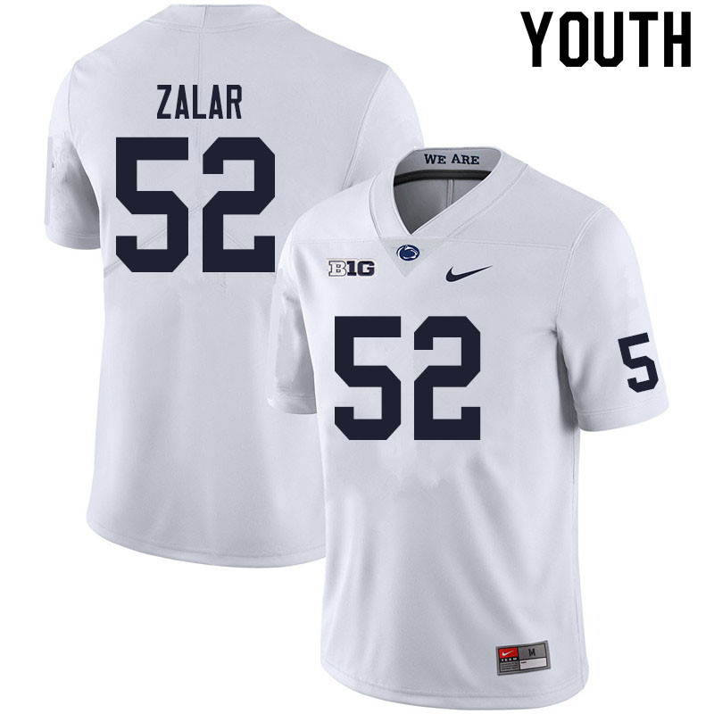 NCAA Nike Youth Penn State Nittany Lions Blake Zalar #52 College Football Authentic White Stitched Jersey EHX6598RD